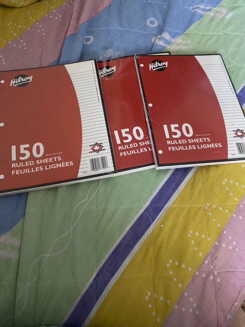 Hilroy 150 Ruled Sheets