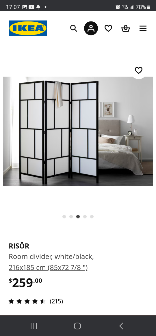 IKEA RISÖR Room Divider - photo 3