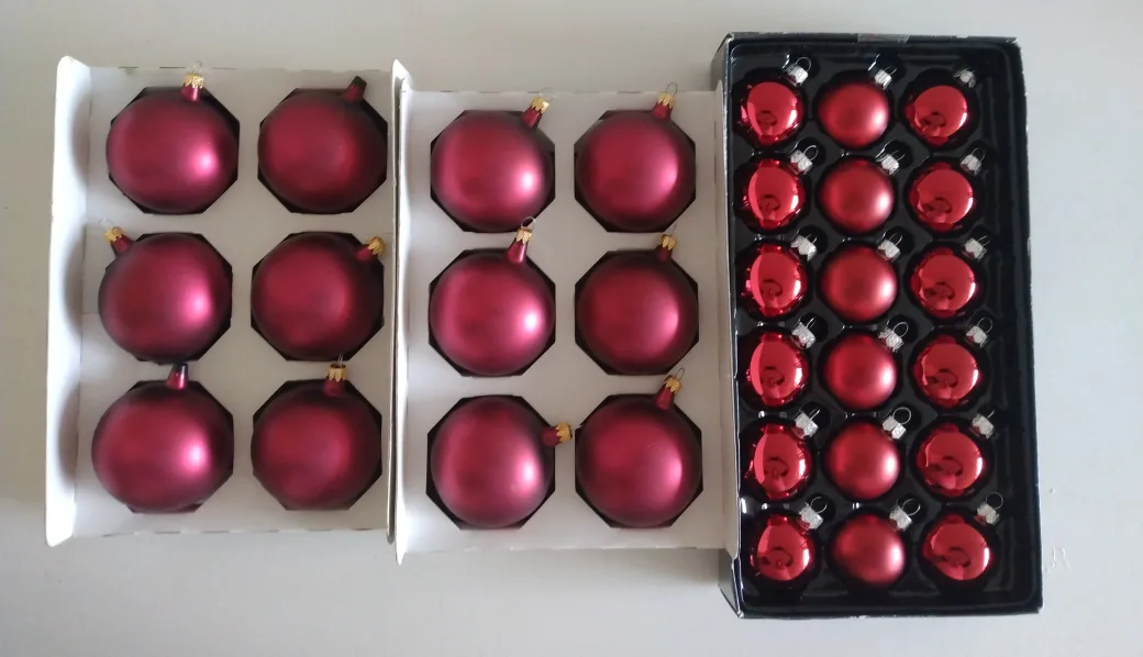 Lot of Glass Ornaments thumbnail