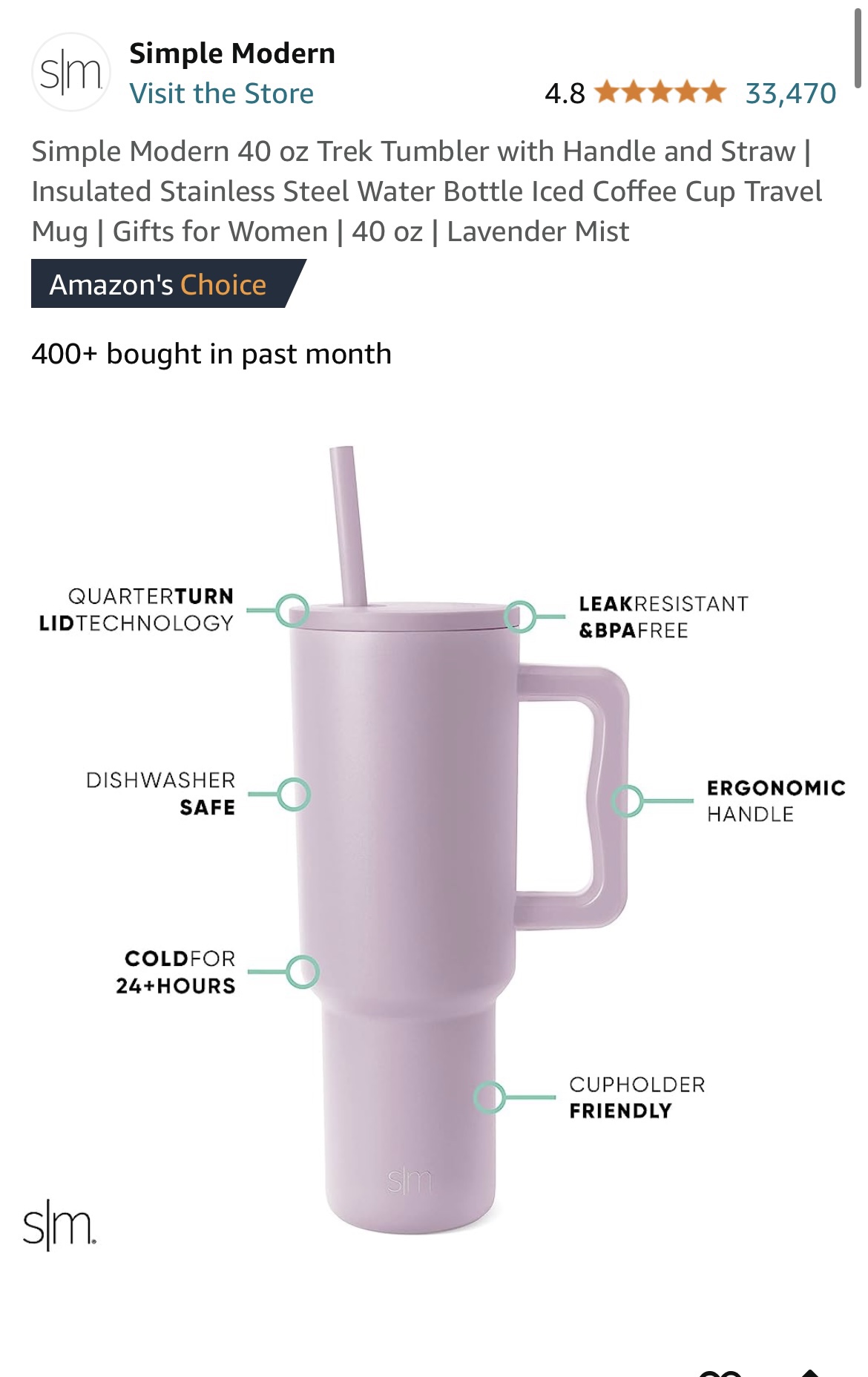 Simple Modern 40 oz Trek Tumbler - photo 2