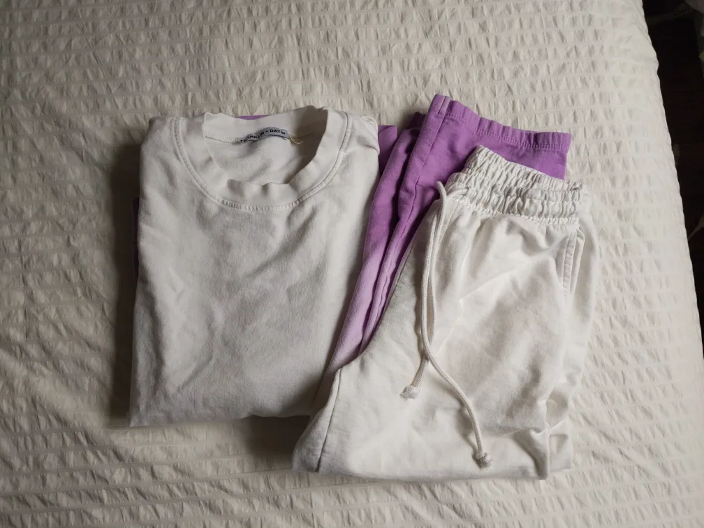 Cotton Tie-dye Loungewear Set w Sweater and Sweatpants thumbnail