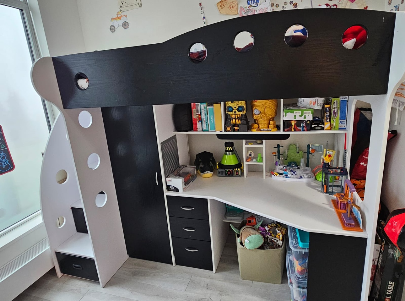 NIKA Loft Bed With Desk And Storage - photo 3