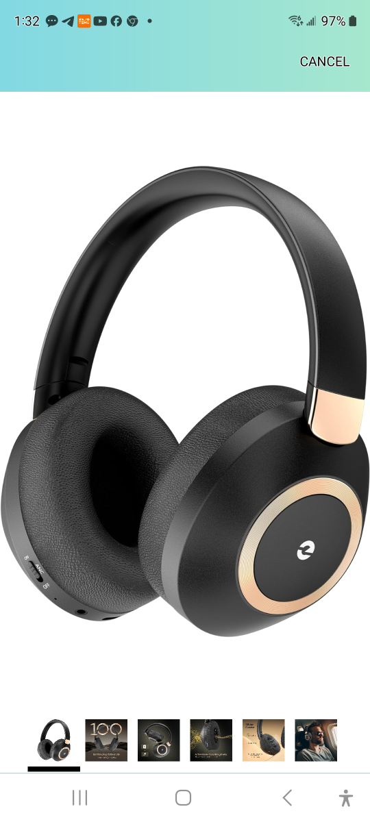 Brand new Active Noise Cancelling Headphones 100mh. - photo 2