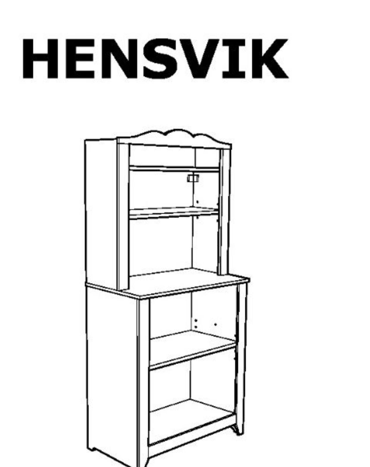IKEA Hensvik White Bookcase - photo 2