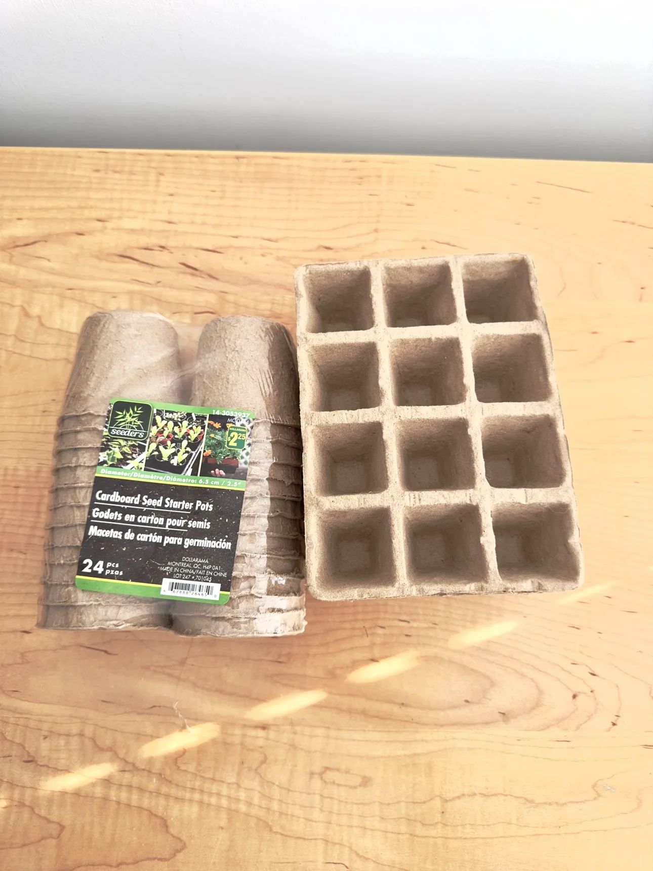 NEW Cardboard Seed Starter Pots thumbnail