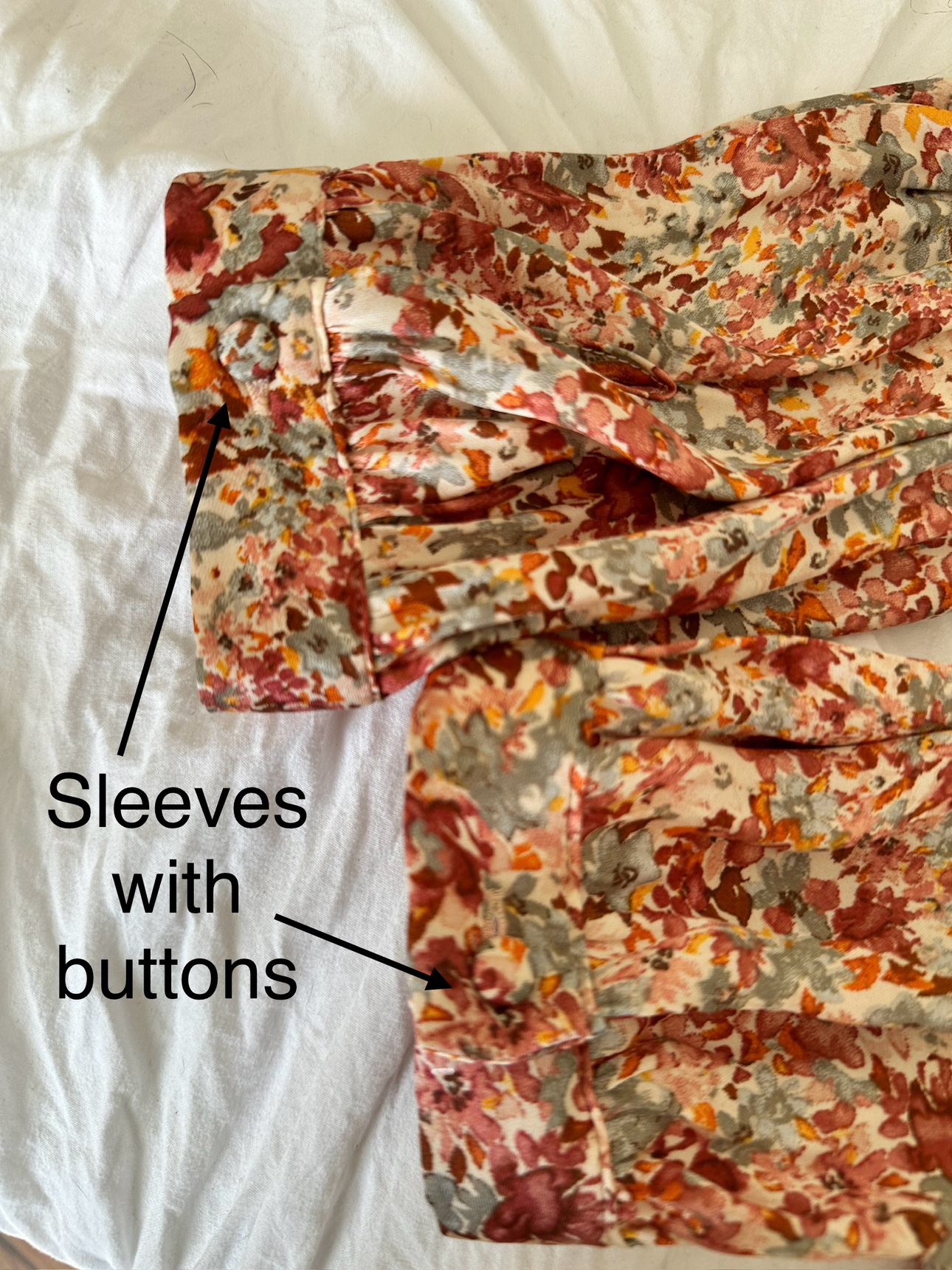 Dynamite Floral Long Sleeve Blouse - New - photo 2