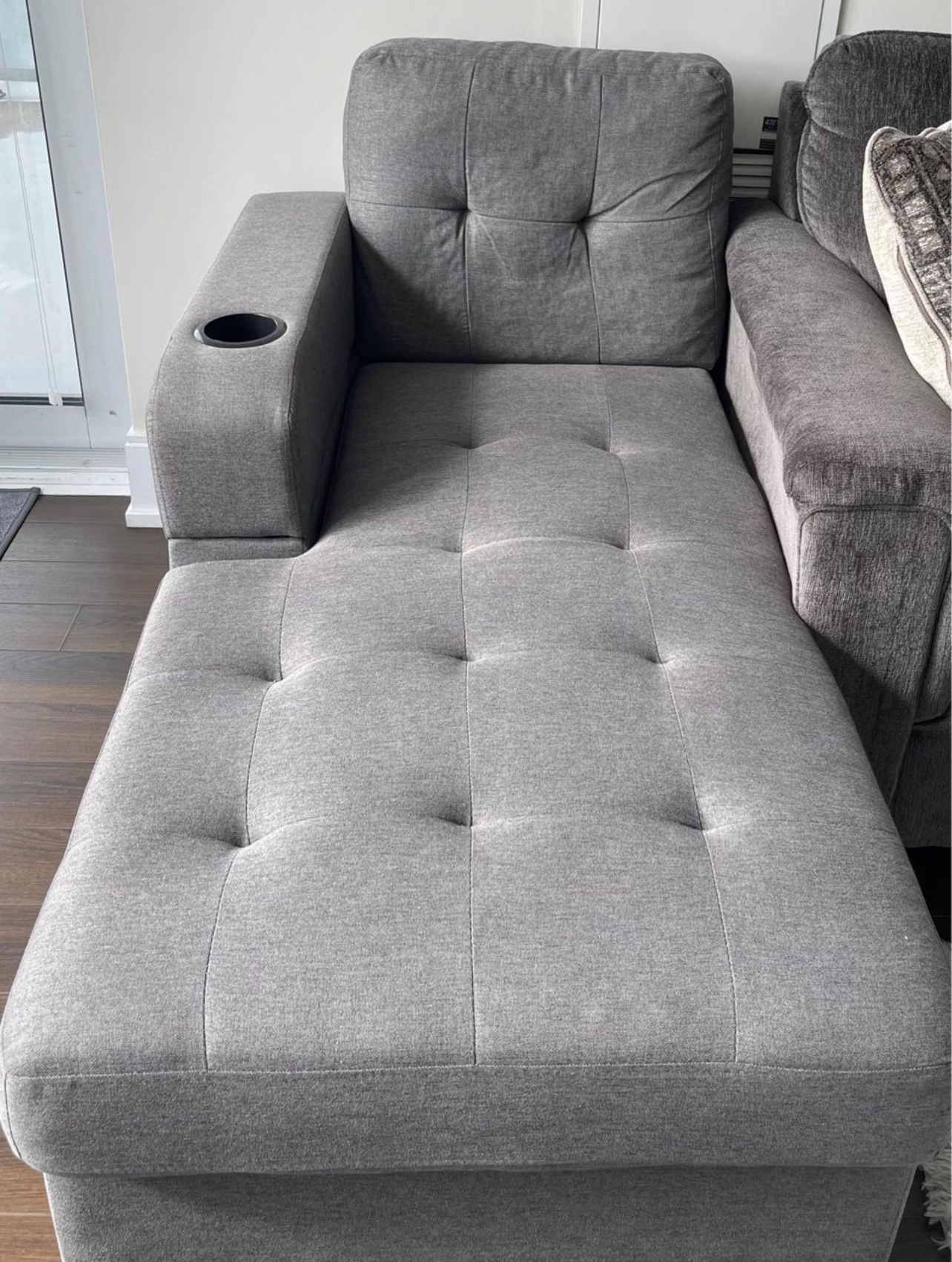 Sectional sofa - Grey - photo 4