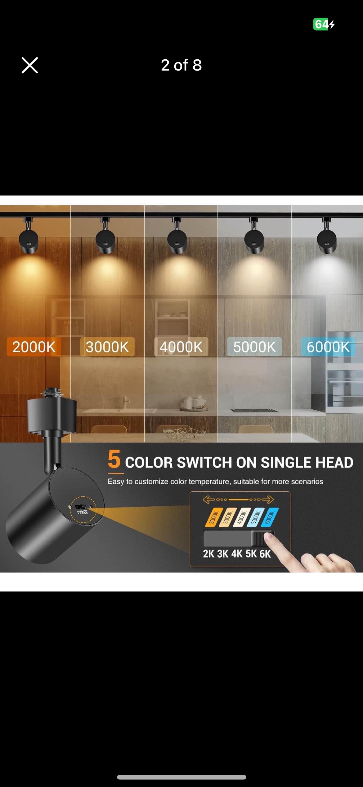 4 Pack LED Track Lighting Heads - photo 2