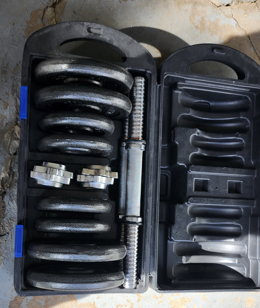 Press Bench plus 2 dumbbells set