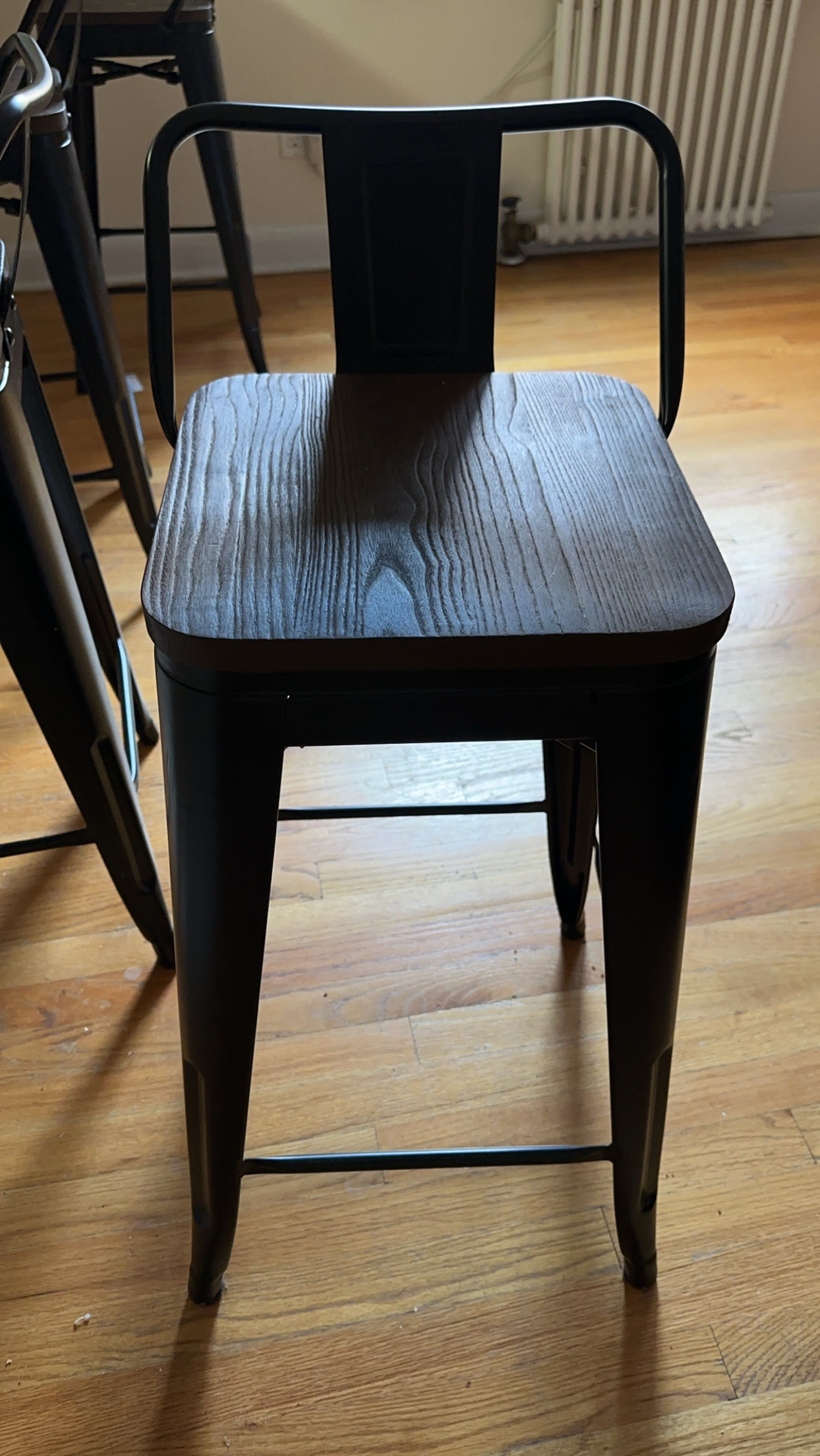 Black Metal Bar Stools - photo 2