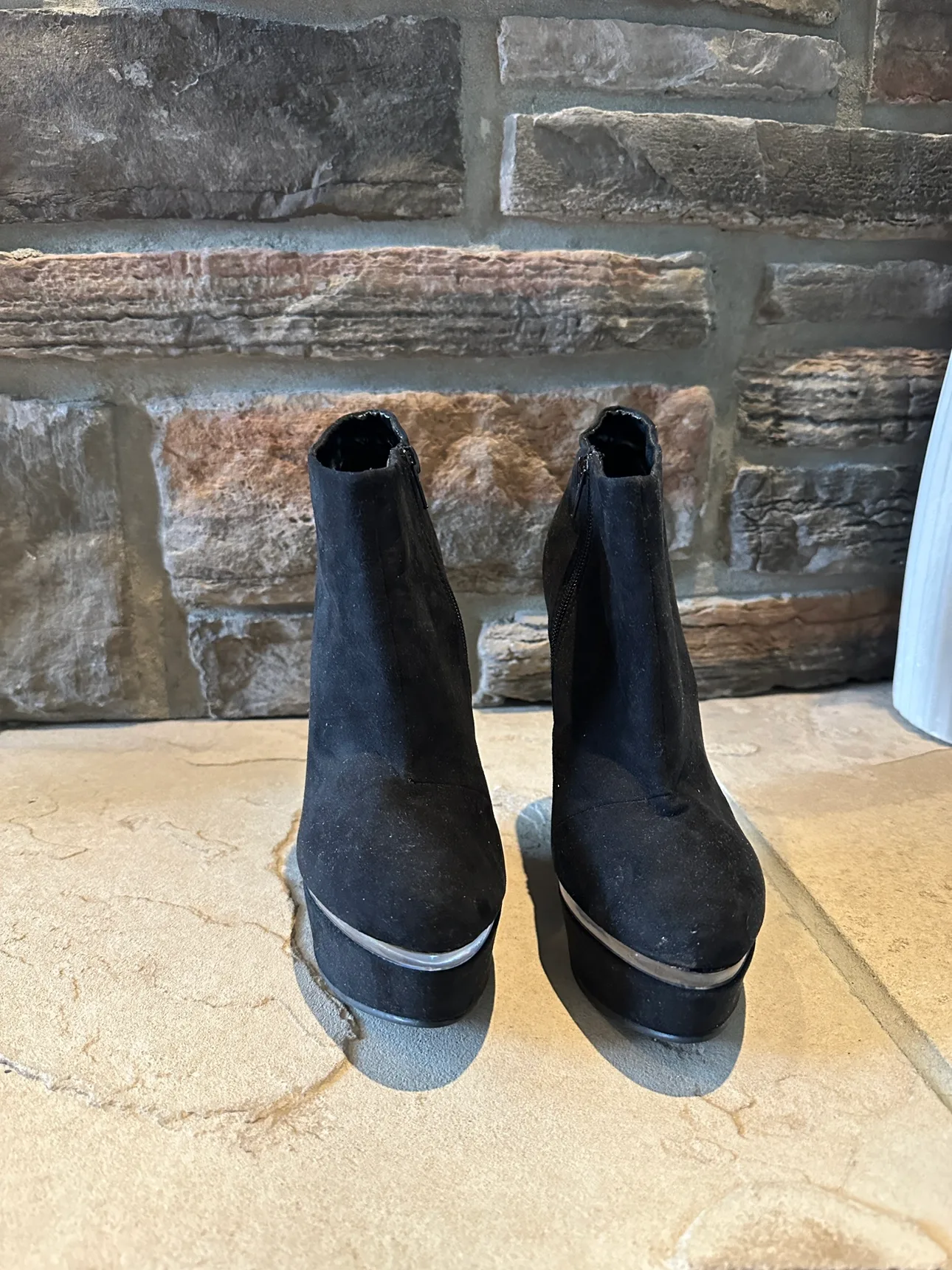 Black Wedge Booties image indicator(2)