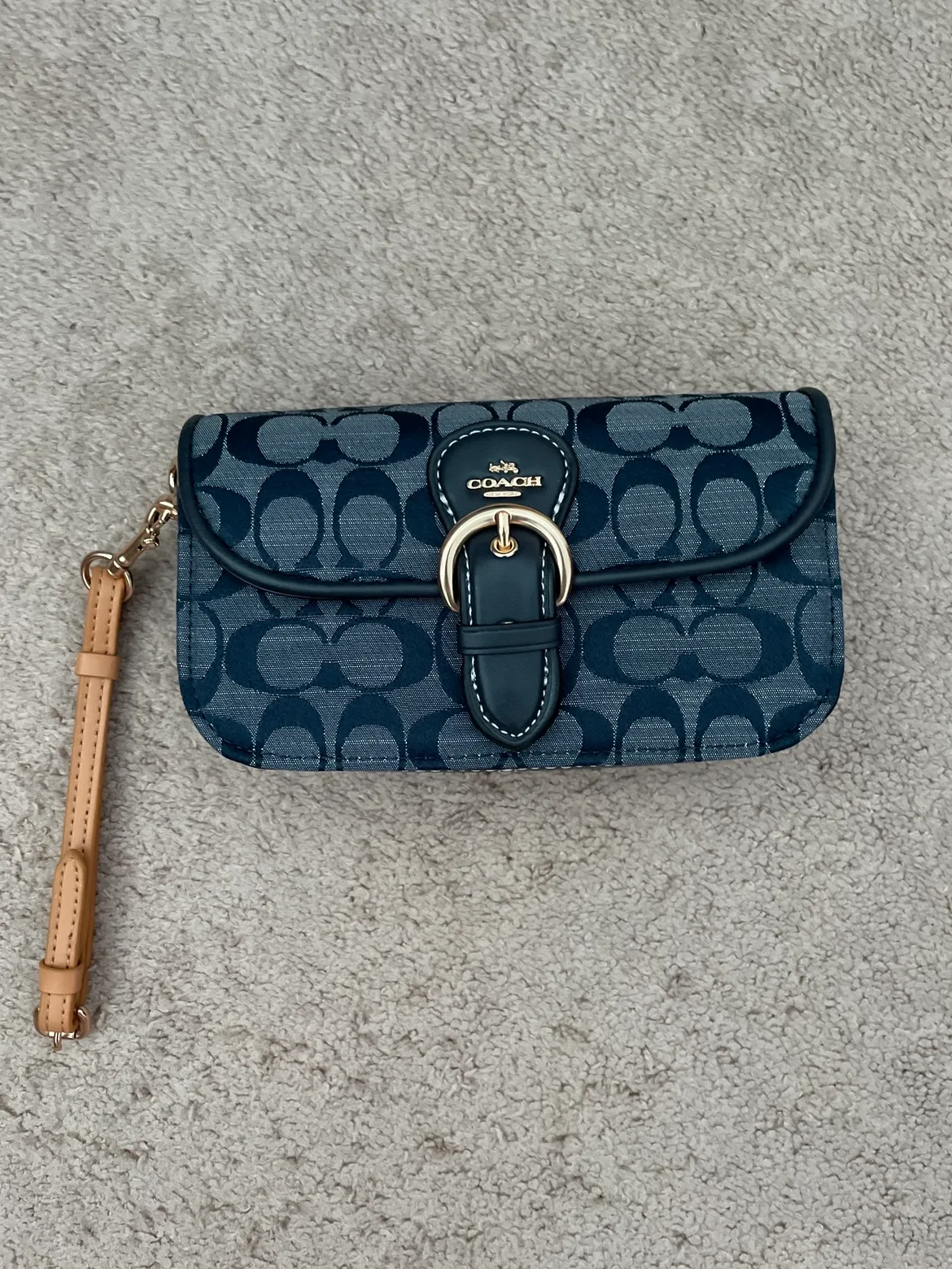 Coach Signature Crossbody/wristlet Bag thumbnail