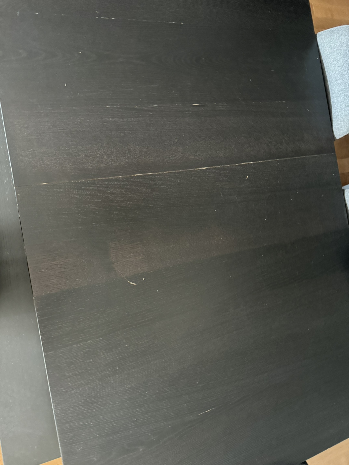 Black IKEA Dining Table with Bench - photo 2