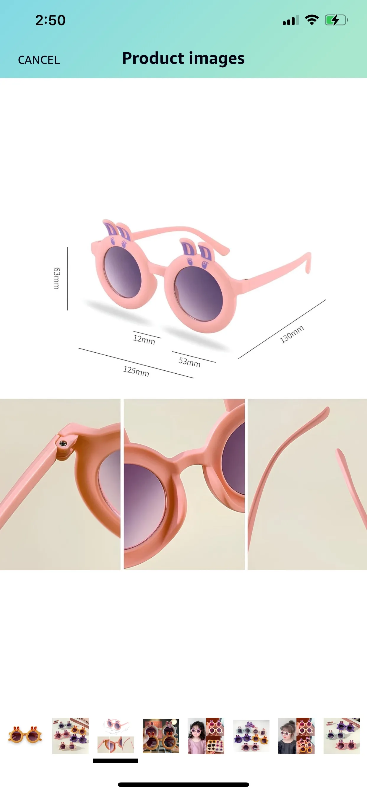 Brand new Kids Sunglasses, Sunglasses Bunny image indicator(2)