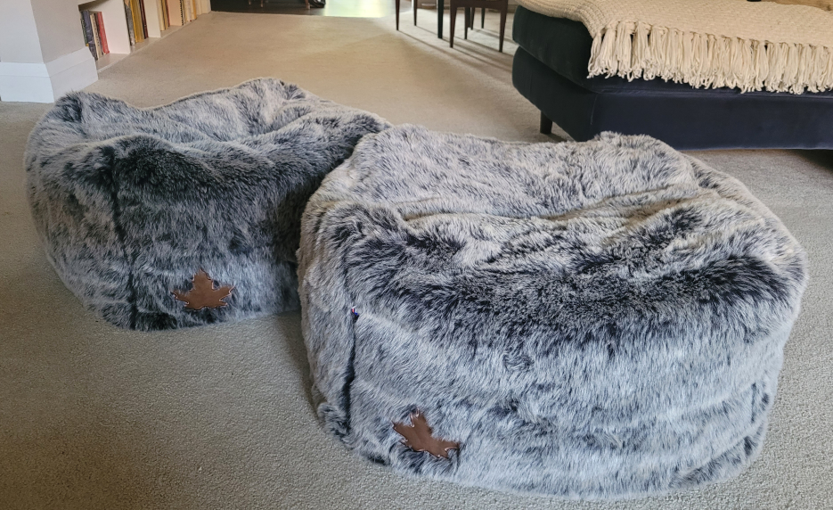 Faux Fur Bean Bags - photo 2