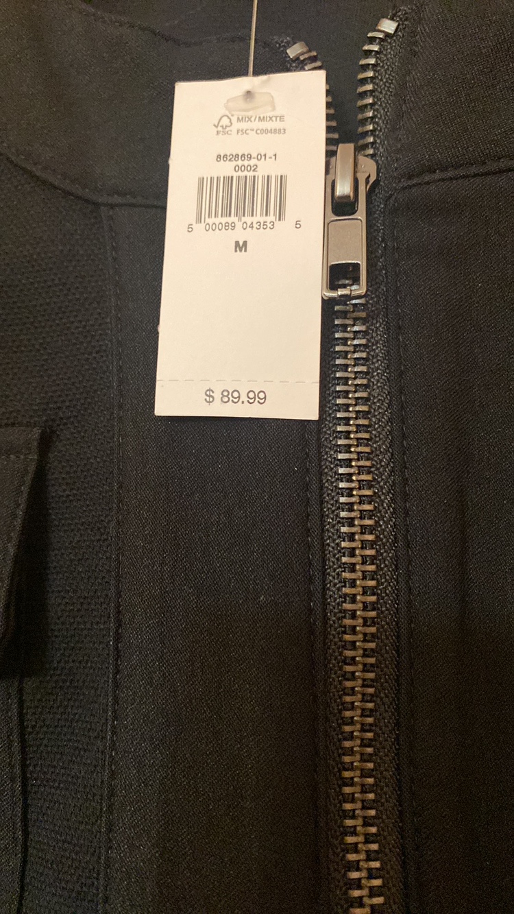 Banana Republic Black Utility Jacket Size M - photo 3