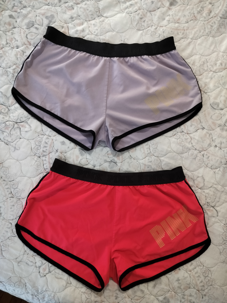 VS Pink Gym shorts. Size M 🧡