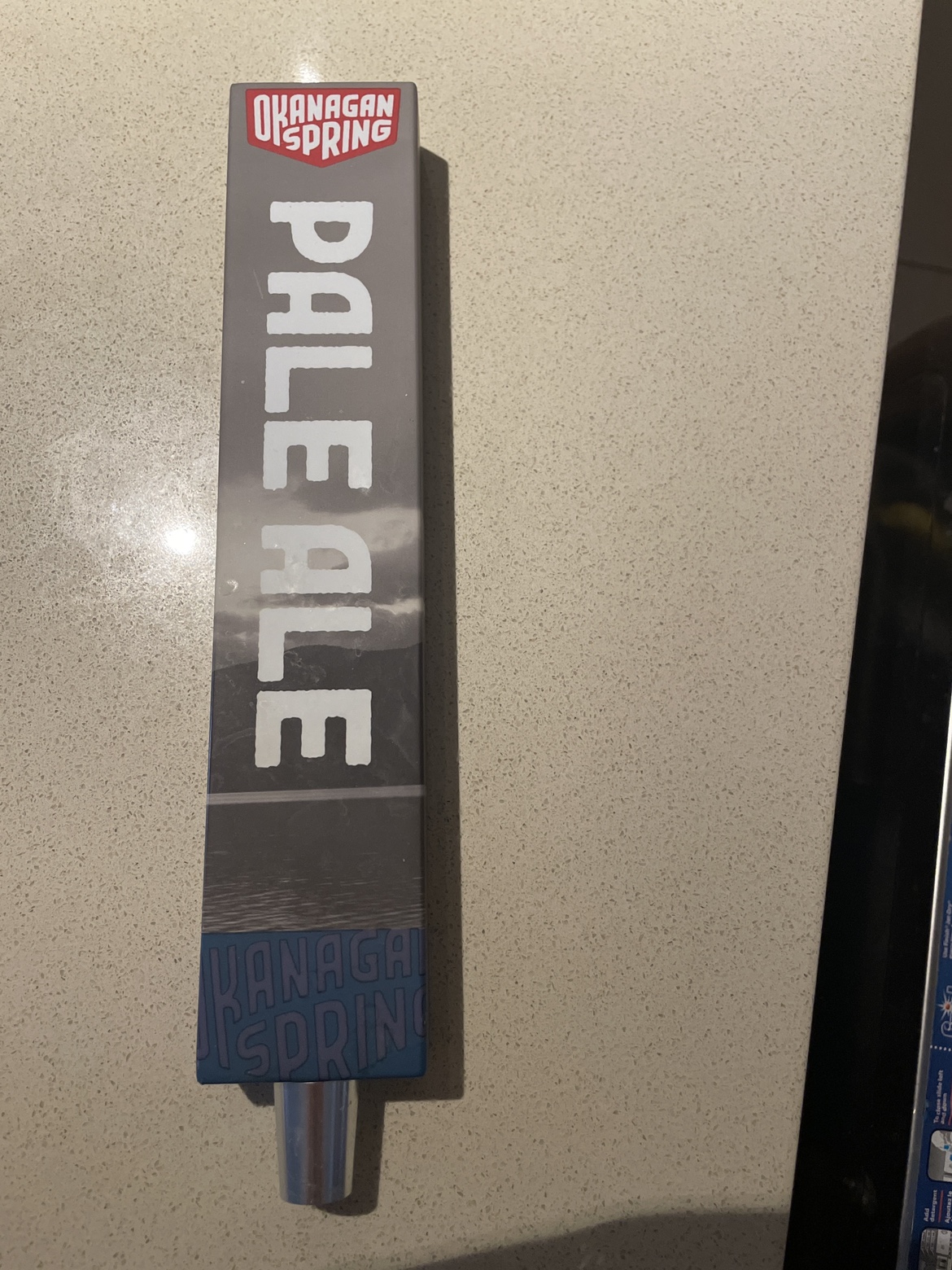 Okanagan Spring Pale Ale Tap Handle