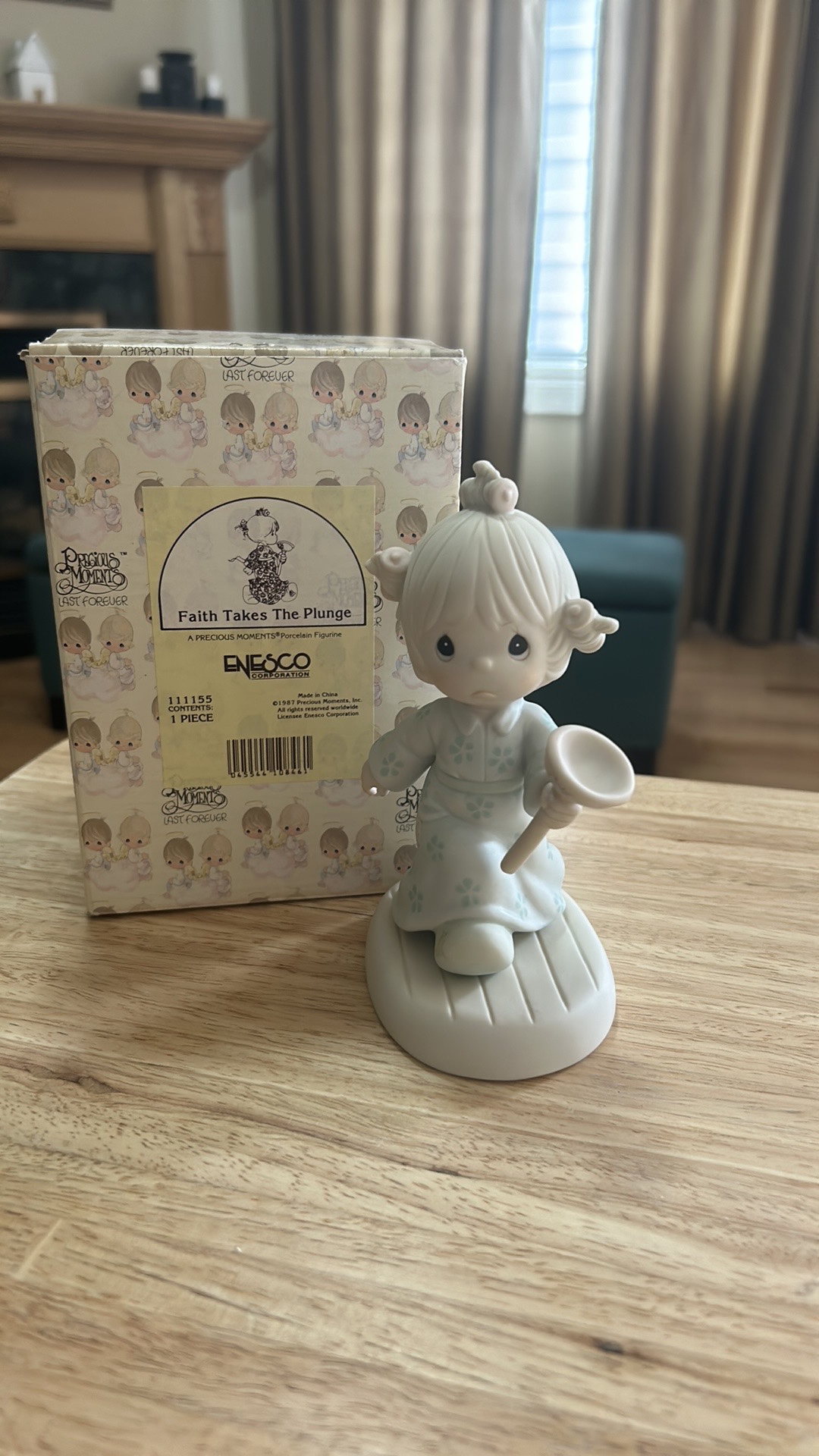 Precious Moments Faith Takes The Plunge Figurine