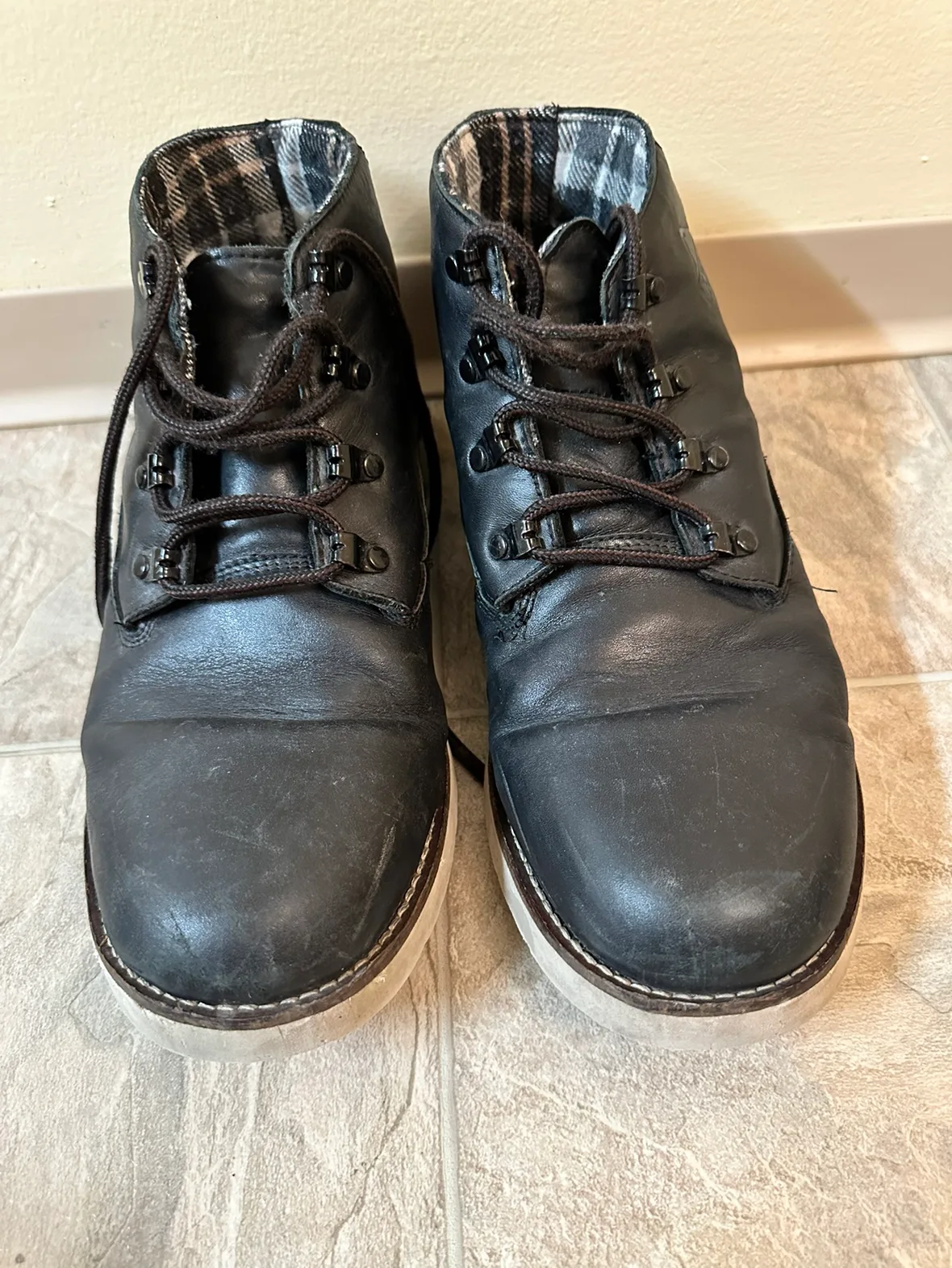 McKinley Men's Leather Boots Size 10 thumbnail