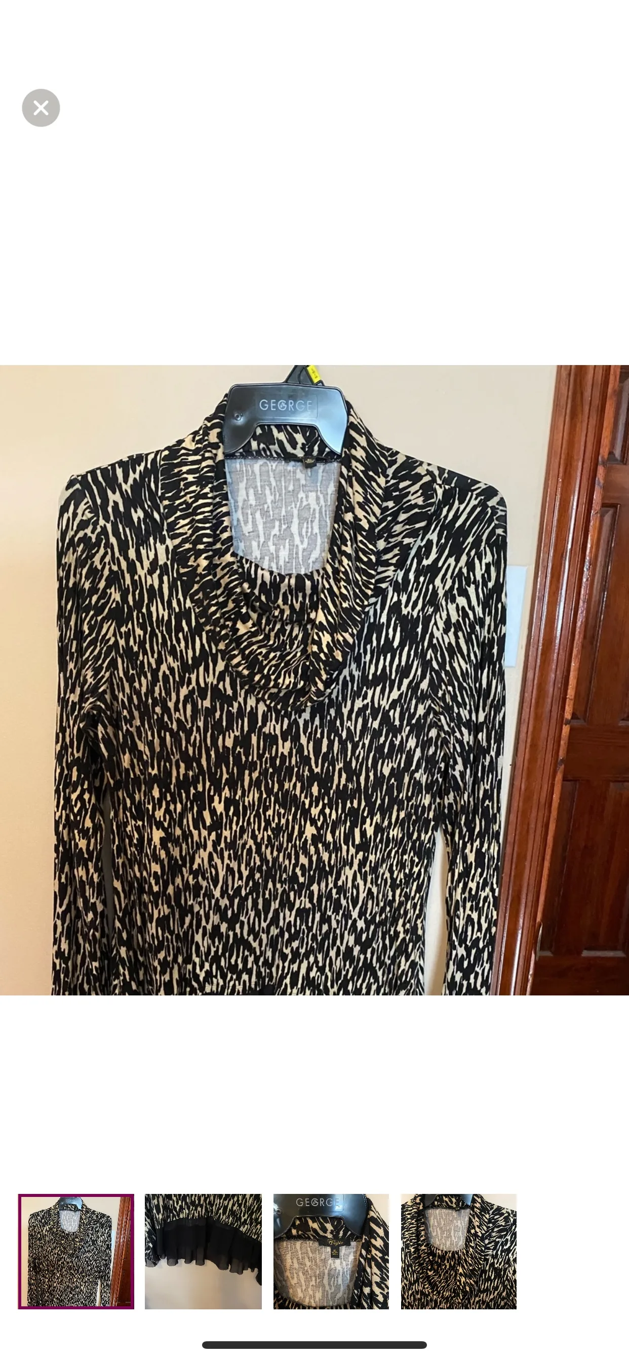 George 1X Leopard Print Top image indicator(2)