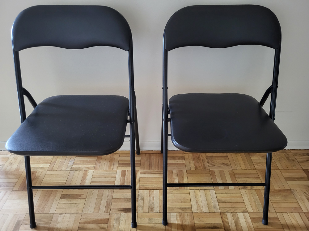 Black Folding Chairs