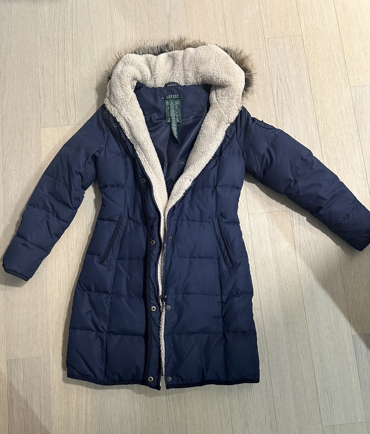 Ralph Lauren Navy Down Jacket
