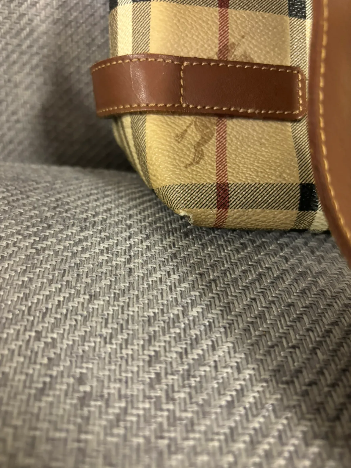 Burberry Haymarket Messenger Bag image indicator(6)