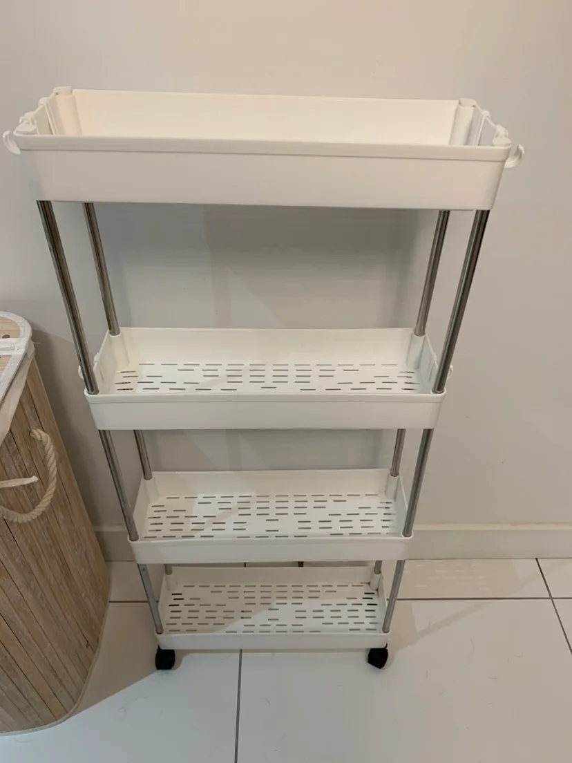 Storage shelf with wheels thumbnail