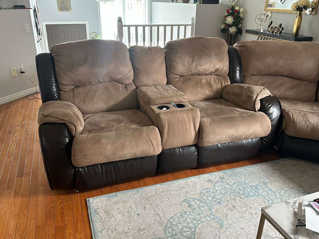 MOVING SALE! Reclining Sectional Sofa