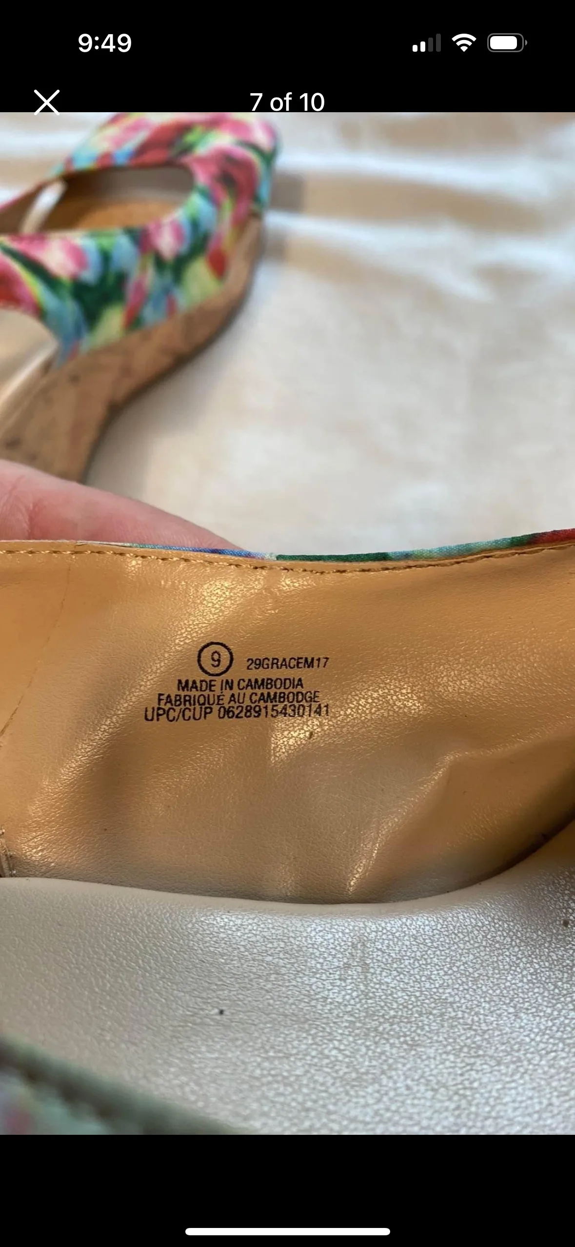 George Open Toed Wedge Sandals 9 image indicator(7)