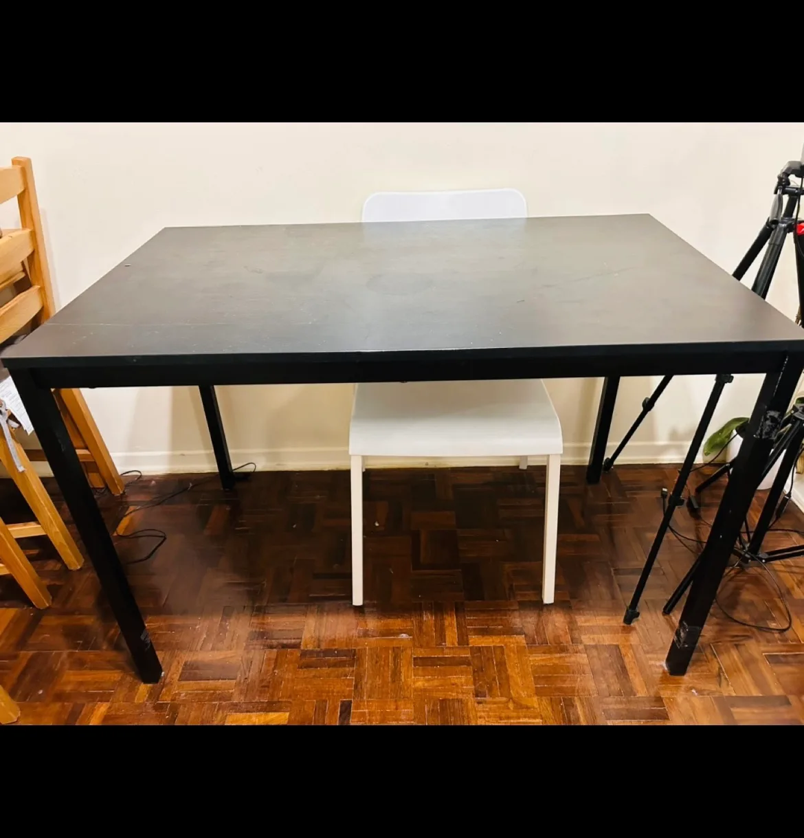 Ikea Black Dining Table thumbnail
