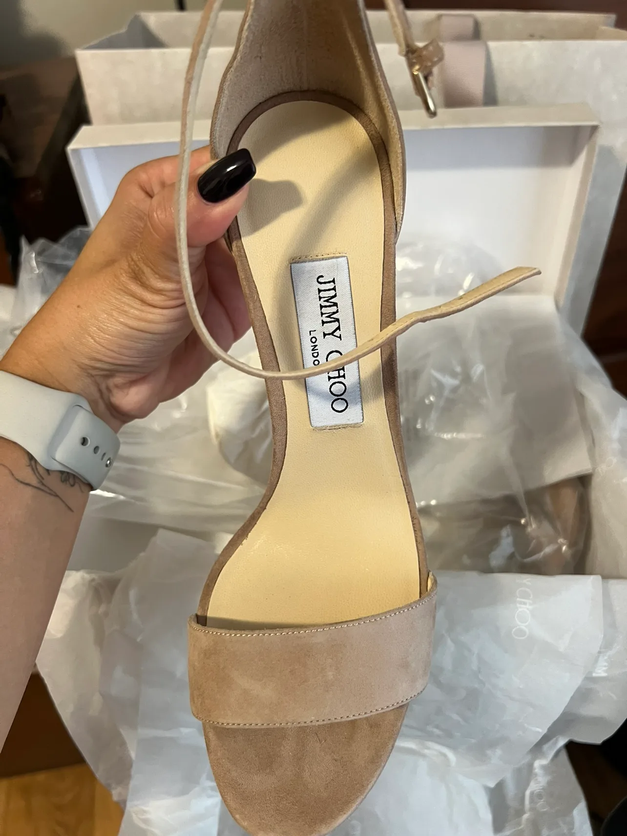 Jimmy Choo Suede Heels image indicator(2)