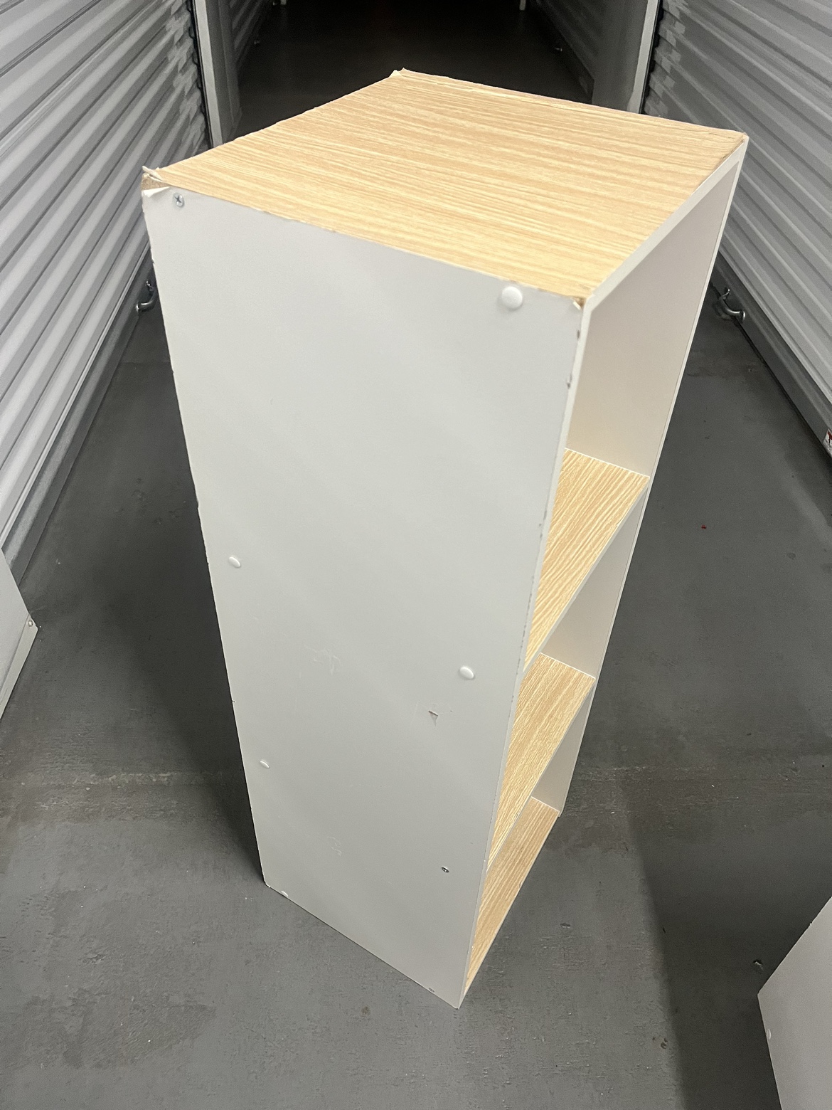 White 3 Shelf Bookcase - photo 3