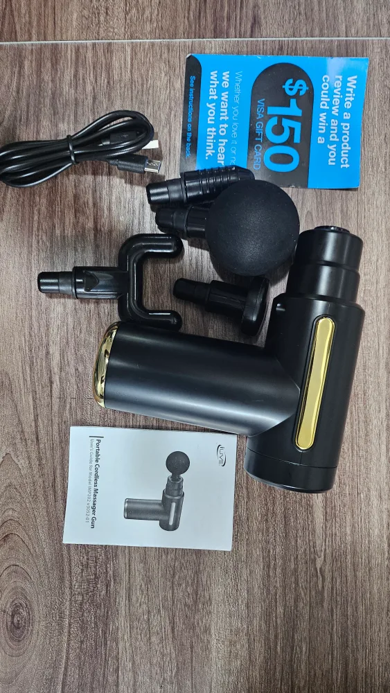 iLive Portable Cordless Massager Gun thumbnail