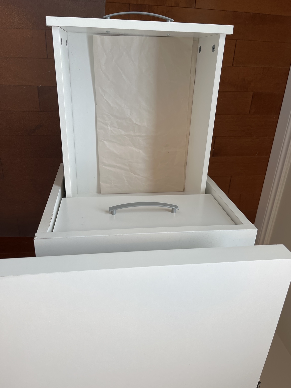 Moving sale-open to offers- White office Desk with Drawers - photo 3