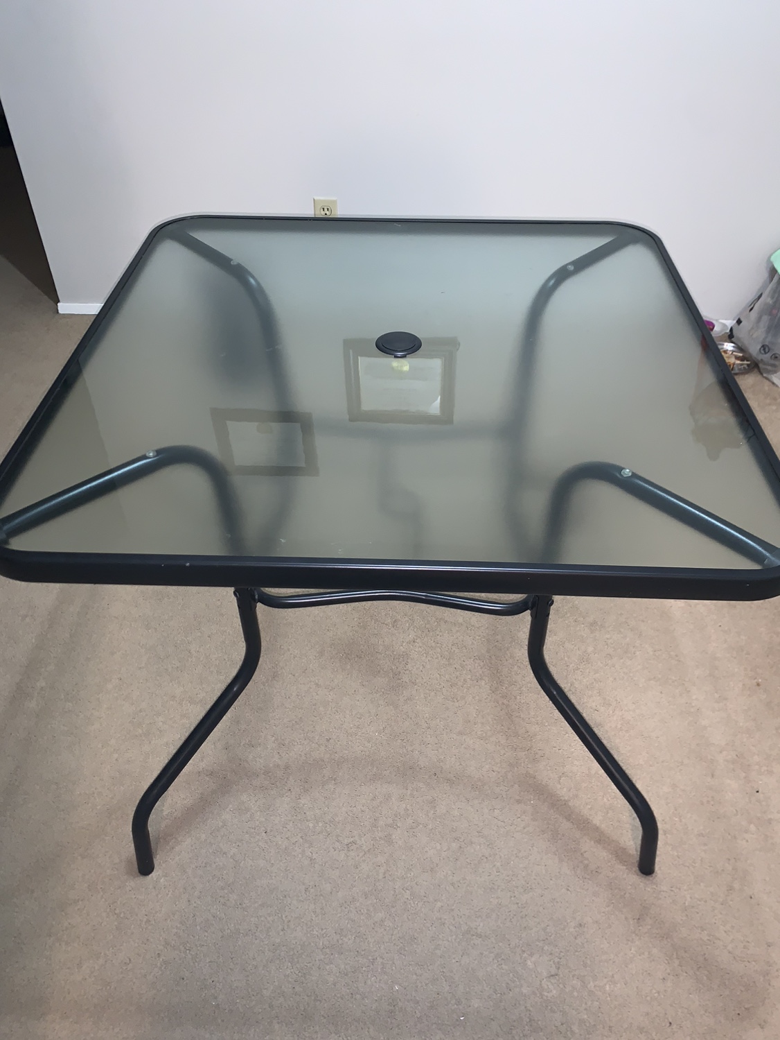 Glass Top Patio Table - photo 3