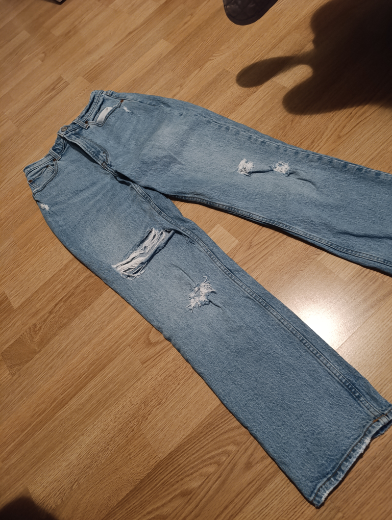 Distressed Denim Jeans