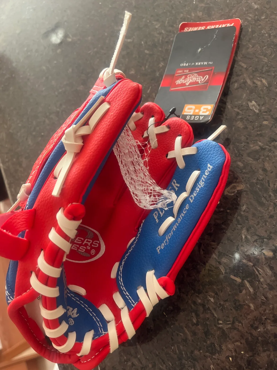 Toddler Rawlings Players Series Baseball Glove thumbnail