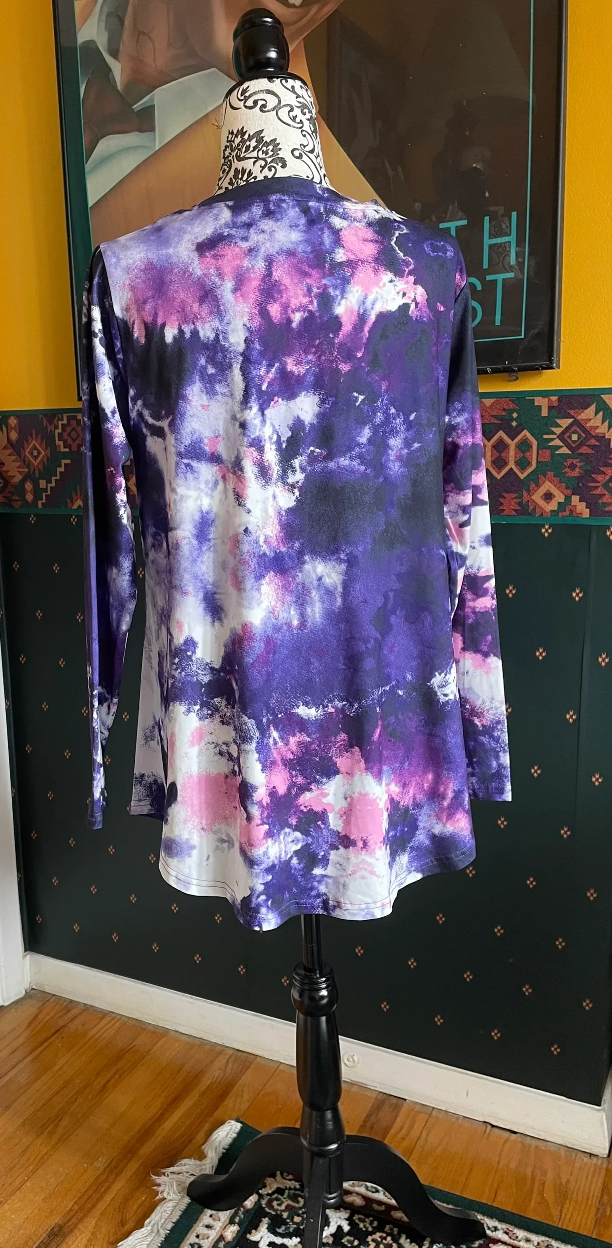 Purple Tie Dye Long Sleeve Top image indicator(2)