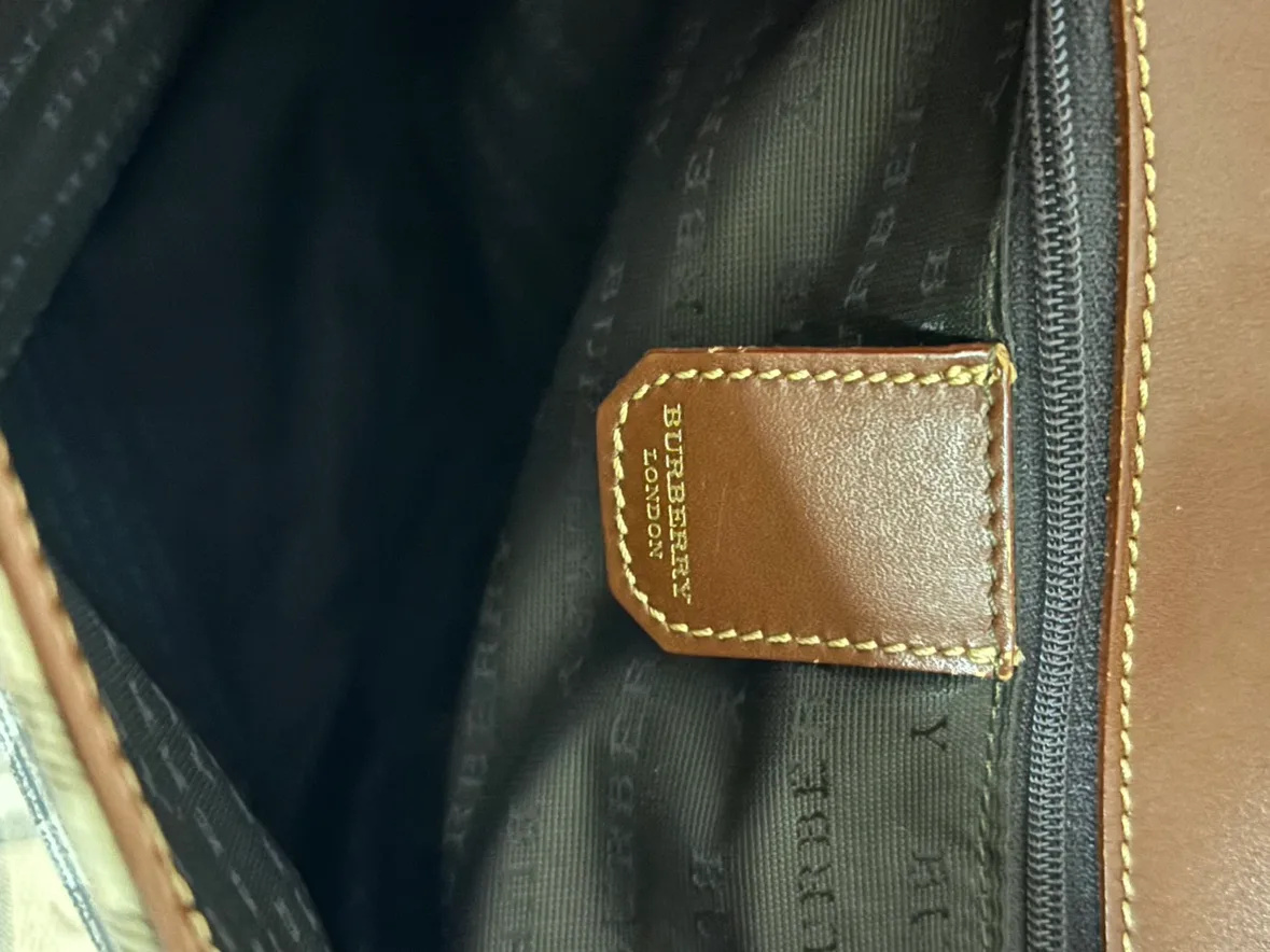 Burberry Haymarket Messenger Bag image indicator(8)