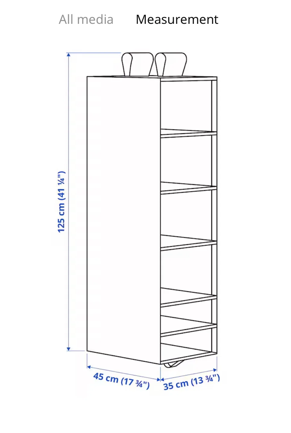 IKEA Hanging Closet Organizer image indicator(3)