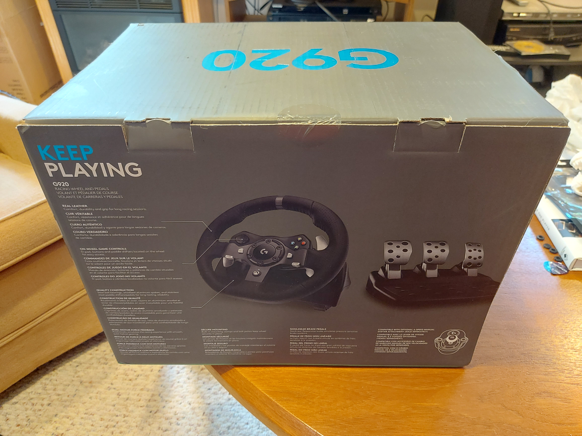 Logitech G920 Racing Wheel and Pedals - photo 2