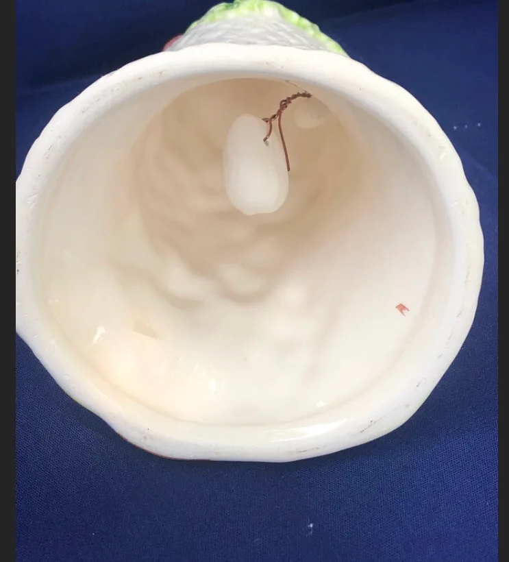 Vintage Fitz and Floyd Porcelain Fruits Bell image indicator(8)