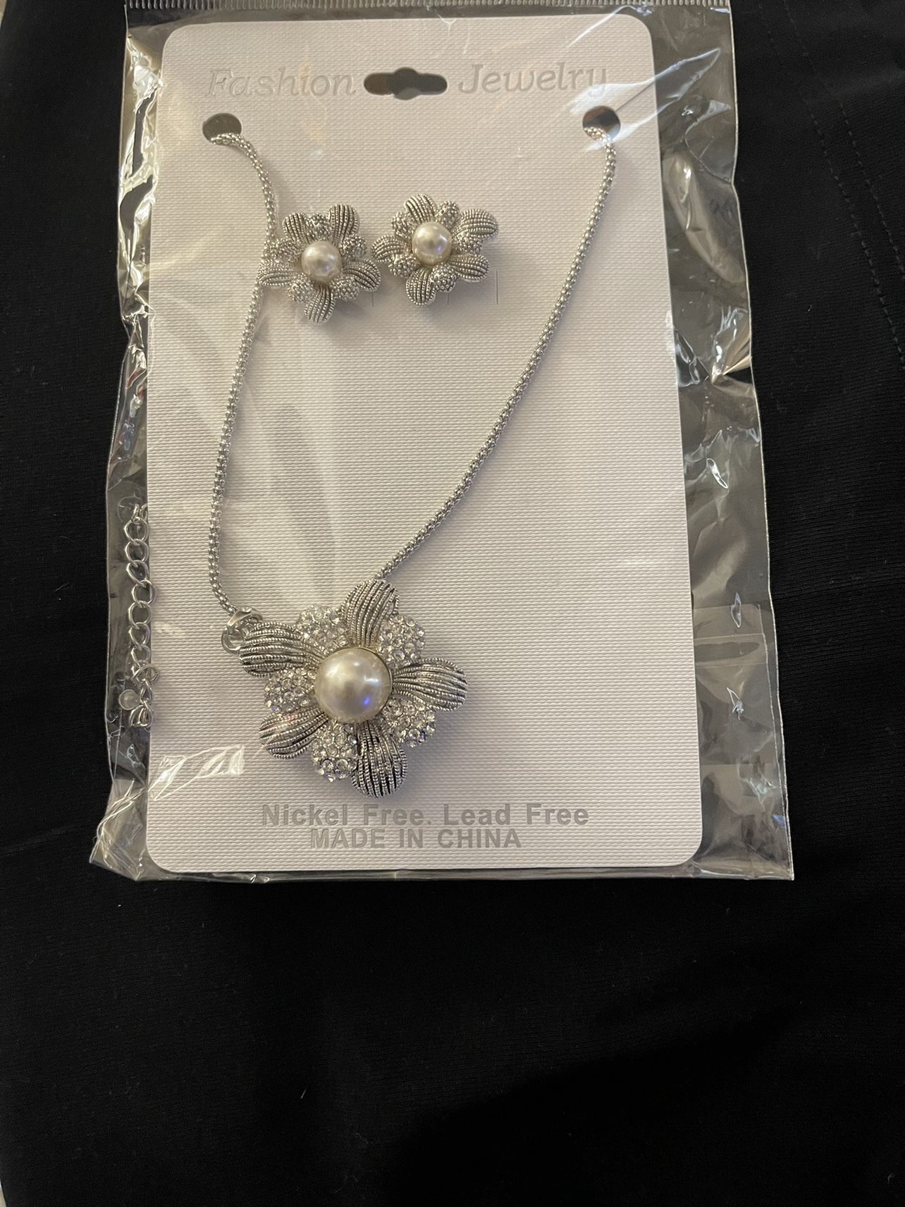 Necklace with earrings