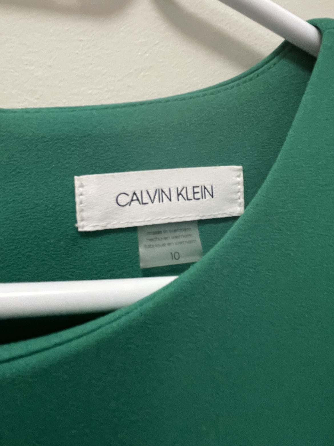 Green midi dress Calvin Klein - photo 4