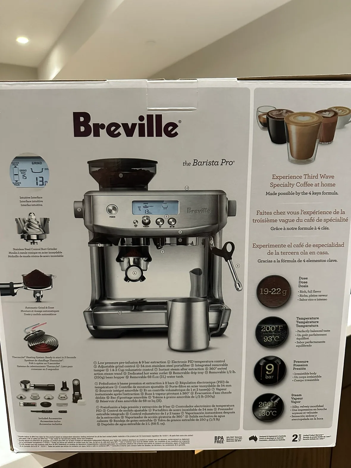 Breville Barista Pro Espresso Machine image indicator(2)