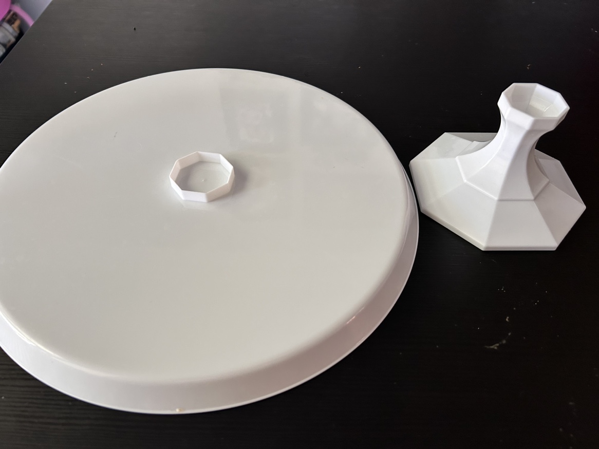 White Cake Stand 11 inch - photo 3