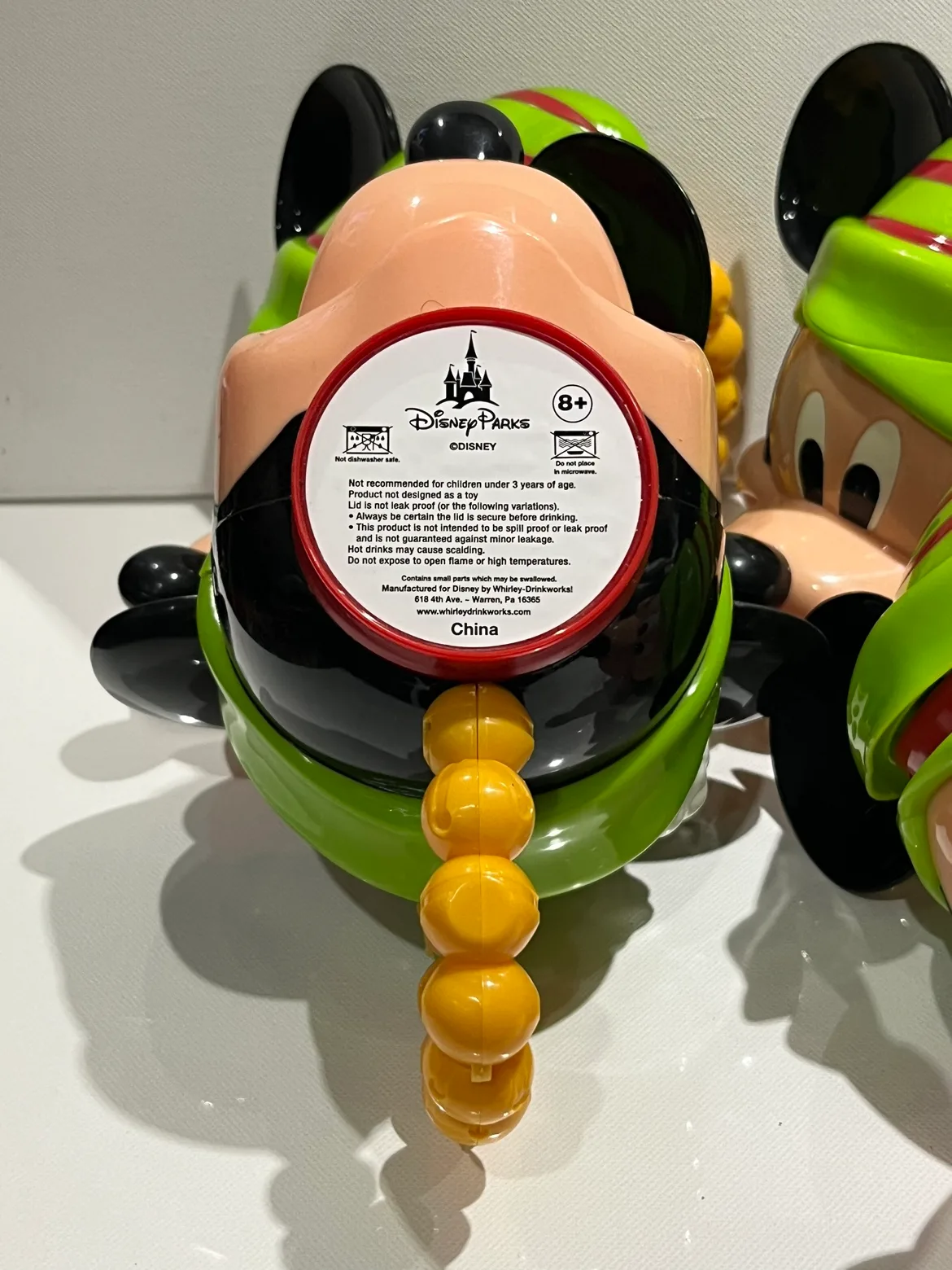 Set of 4 Disney Parks Mickey Elf Hat Christmas Souvenir Mugs image indicator(5)