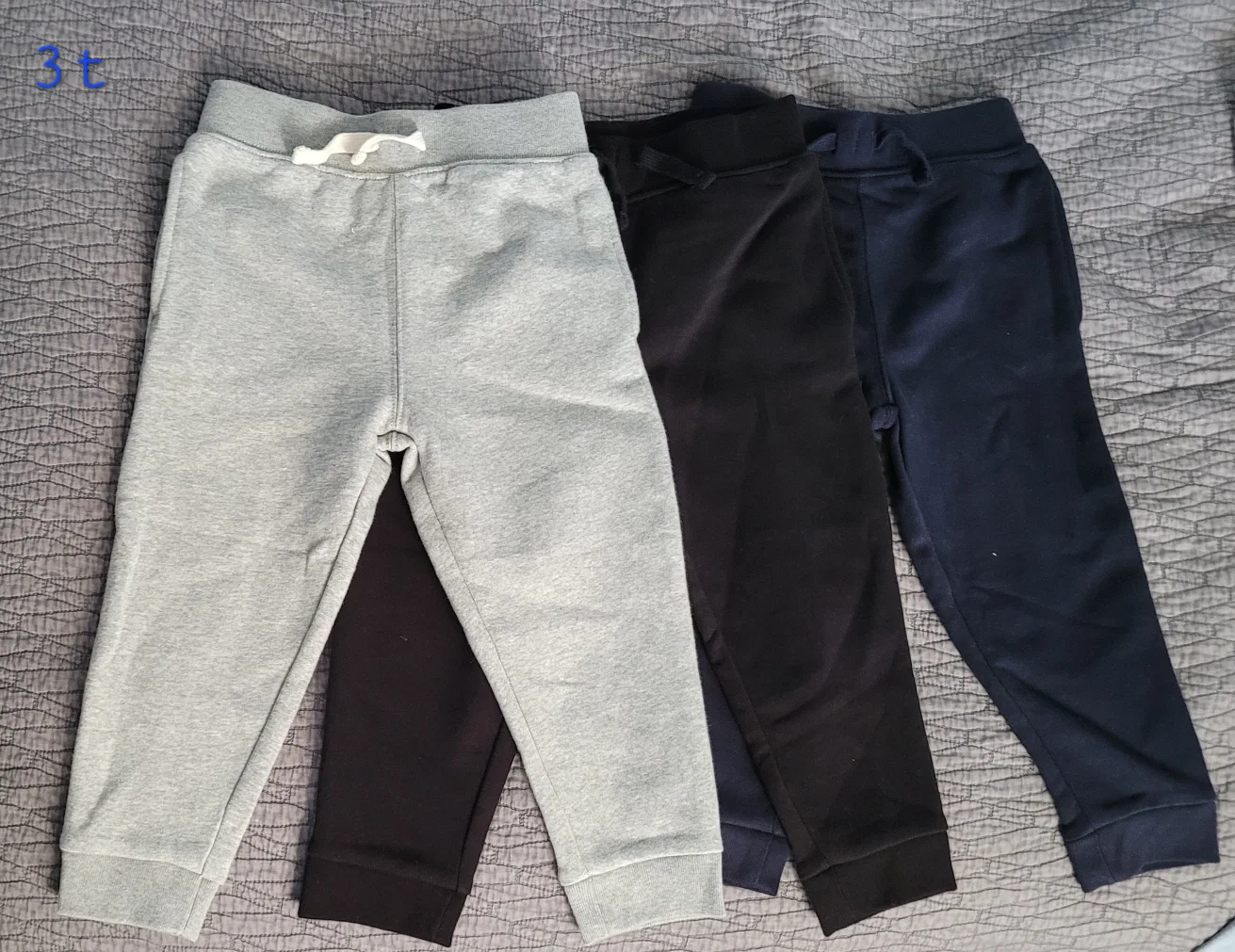 3T Boys Jogger Pants 3 pack thumbnail